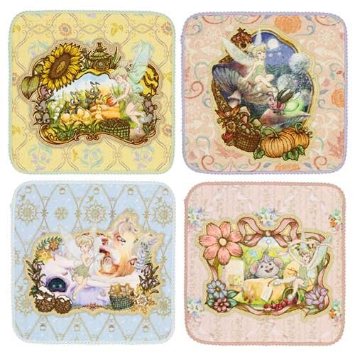 Japan Tokyo Disney Resort Mini Towel Set Tinker Bell Fantasy Springs