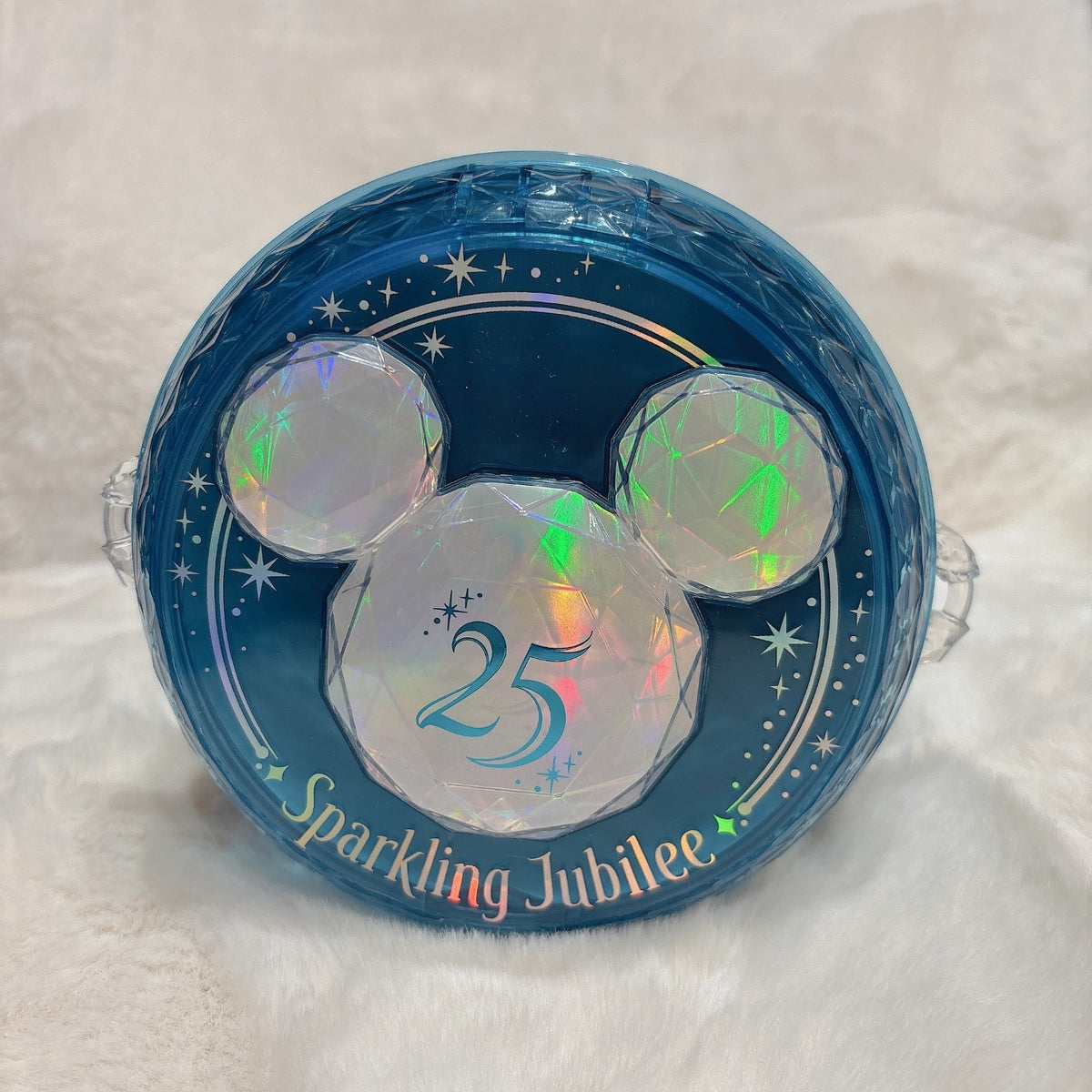Japan Tokyo Disney Resort Mickey Souvenir Sparkling Jubilee Popcorn Bucket 25th