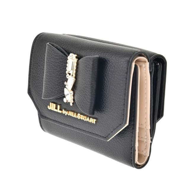 Japan Tokyo Disney Store Minnie JILL by JILLSTUART Wallet Ribbon Jewel Wallet