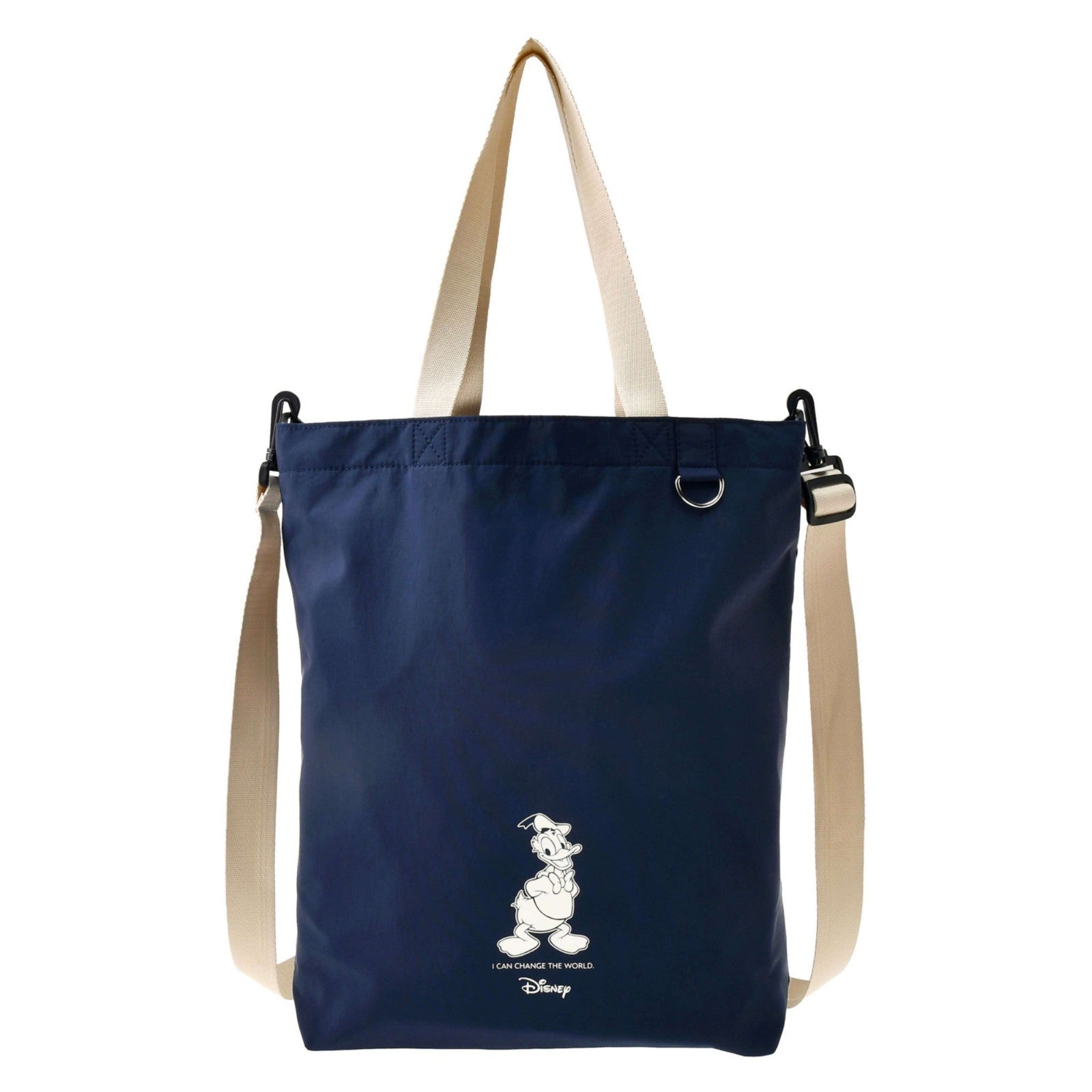 Japan Tokyo Disney Store Donald Duck Tote Bag D-Ring 2WAY TOTE BAG Collection