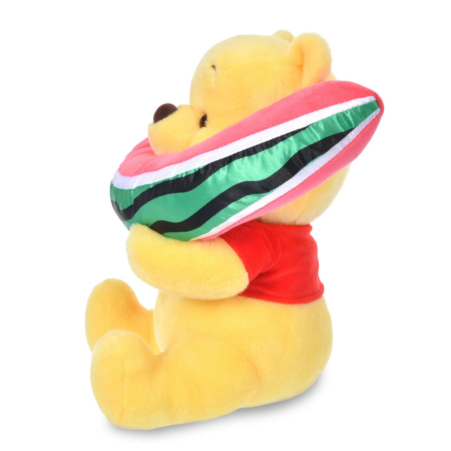 Japan Tokyo Disney Store Winnie the Pooh Plush Toy "I Love Watermelon"