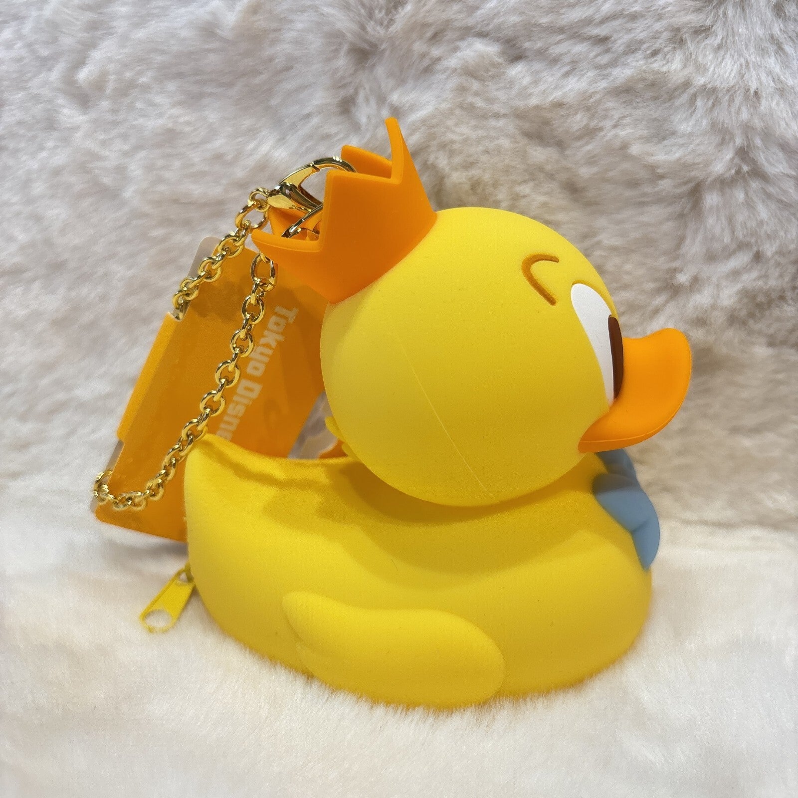 Japan Tokyo Disney Resort Bag charm silicone case Yellow Pal-Palooza Donald