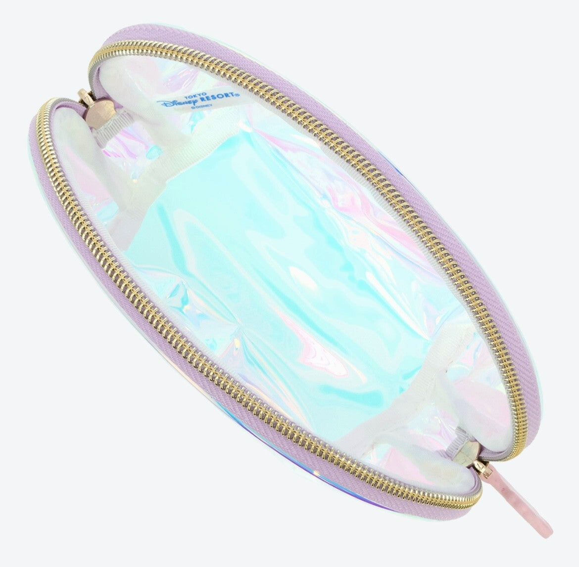 Japan Tokyo Disney Resort Cinderella Castle Tinkerbell Clear Pouch