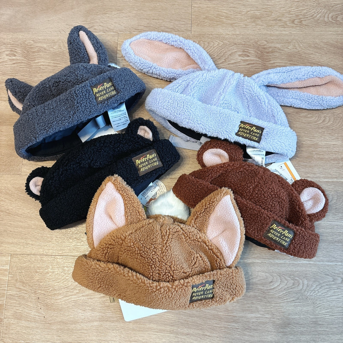 Japan Tokyo Disney Resort Cap Ears Lost Kids Set of 5 Peter Pan Fantasy Springs