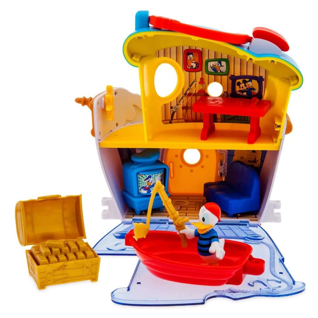 Japan Tokyo Disney Store Donald Duck Toy House Playset with Handle