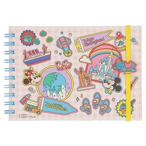 Japan Tokyo Disney Resort Mickey Mouse Sticker Book Park Motif Memories