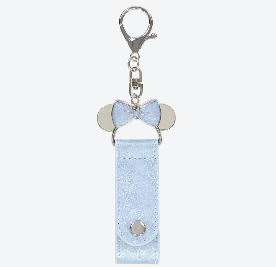 Japan Tokyo Disney Resort Store Minnie Blue Ever After Ears Holder Keychan
