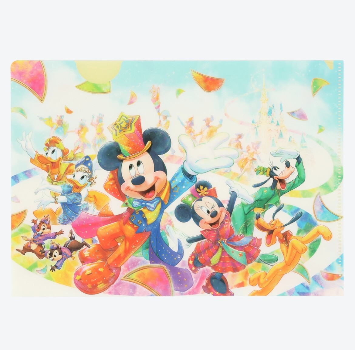 Japan Tokyo Disney Resort Clear folder 5 sheets