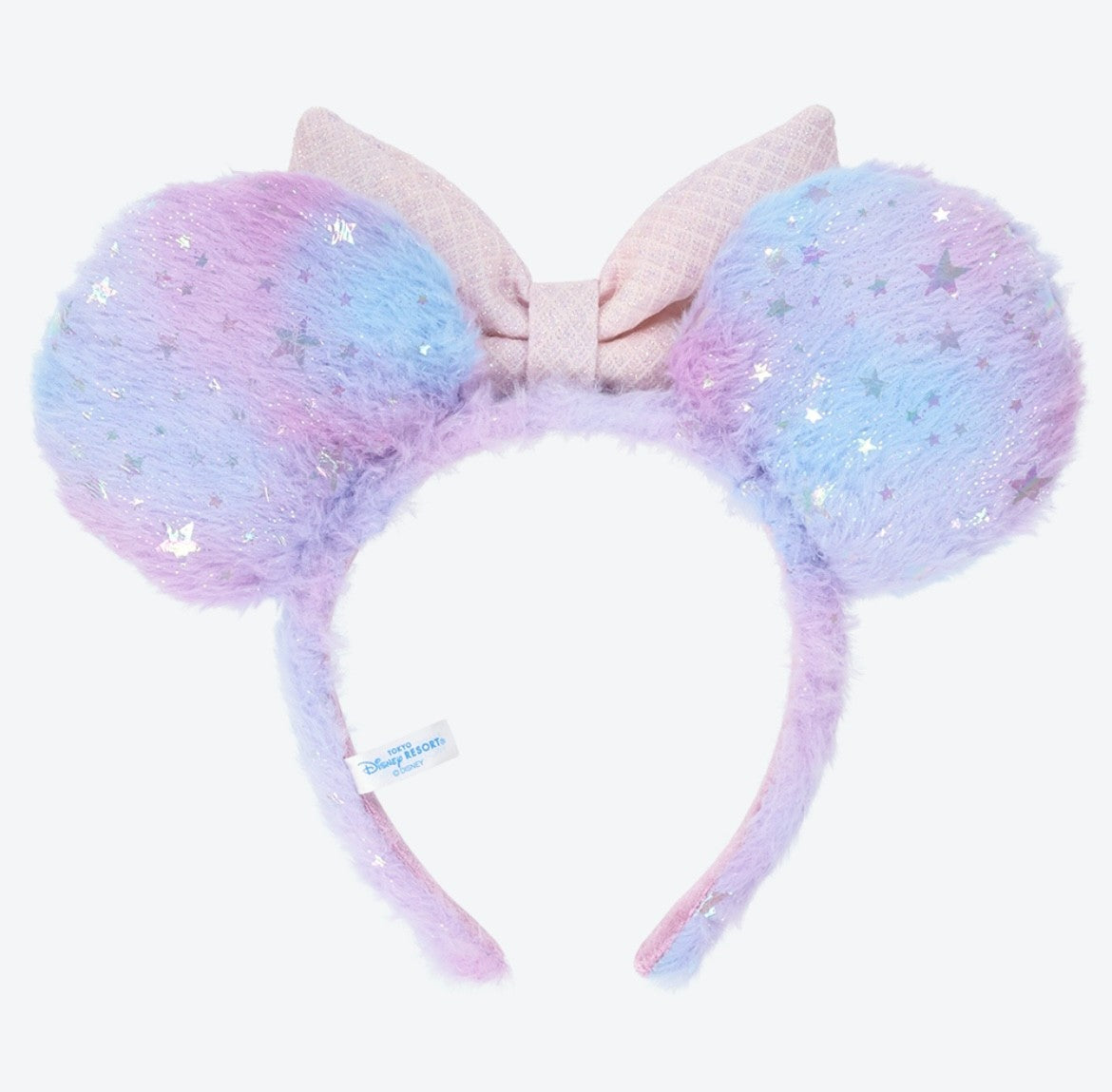 Japan Tokyo Disney Resort Minnie Mouse Ears Headband Free Pink Ribbon 2025