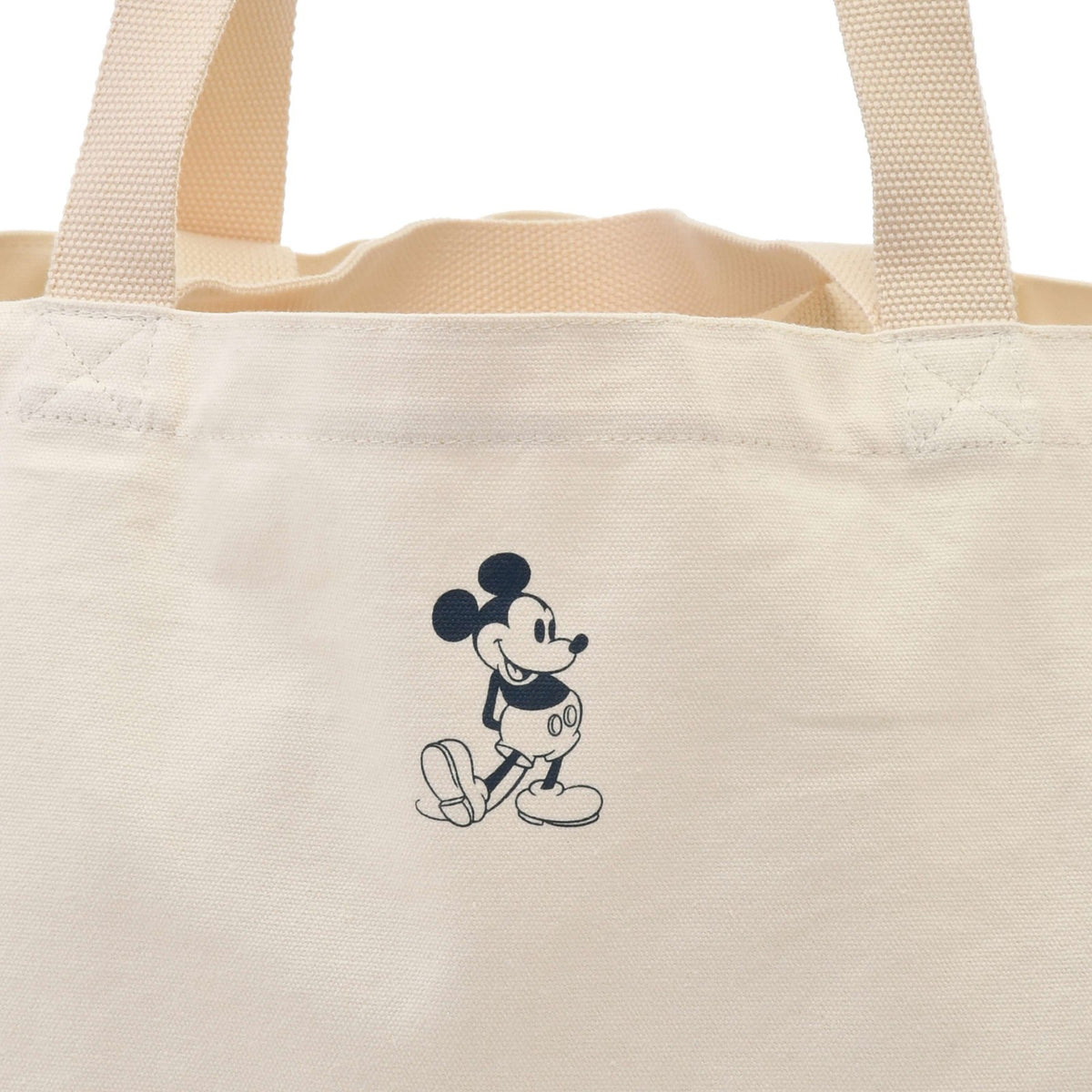 Japan Tokyo Disney Store Mickey Mega Tote Bag Logo Standing Pose Collection