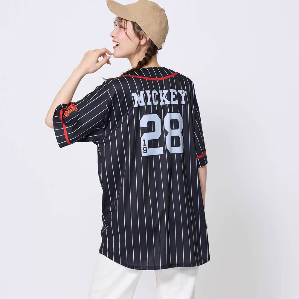 Japan Disney Fantasy Shop Bellemaison Mickey Mouse Baseball Shirt