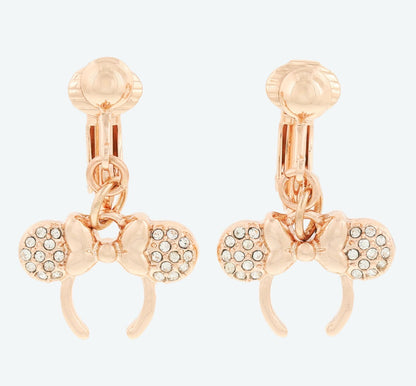 Japan Tokyo Disney Resort Ears Headband Earrings Accessories Pink gold Christmas