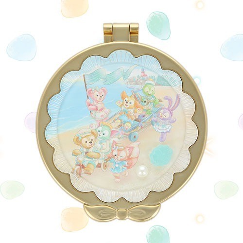 Japan Tokyo Disney Resort Find Your Beautiful Blue Duffy Compact Mirror