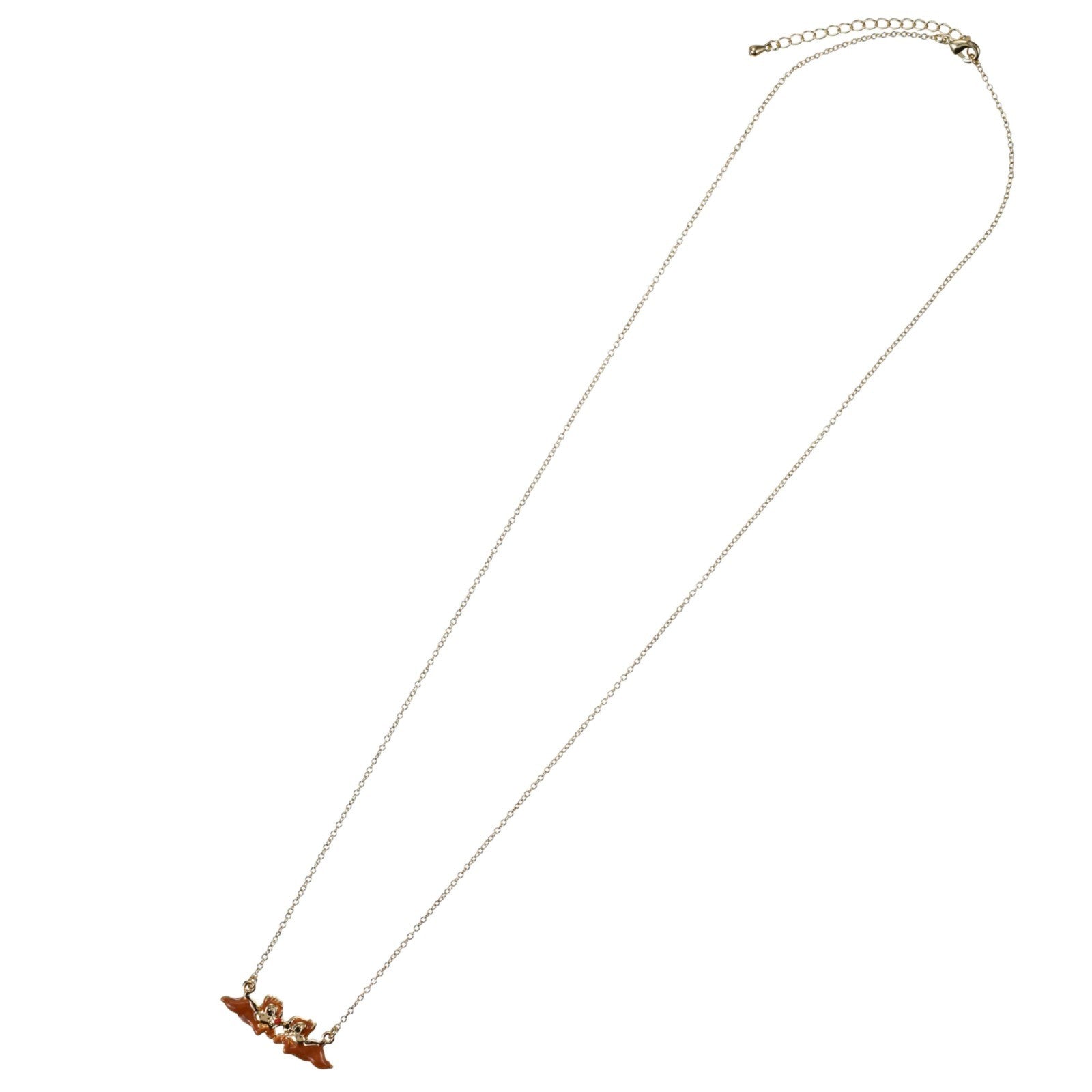 Japan Tokyo Disney Store Chip & Dale Necklace Character Motif