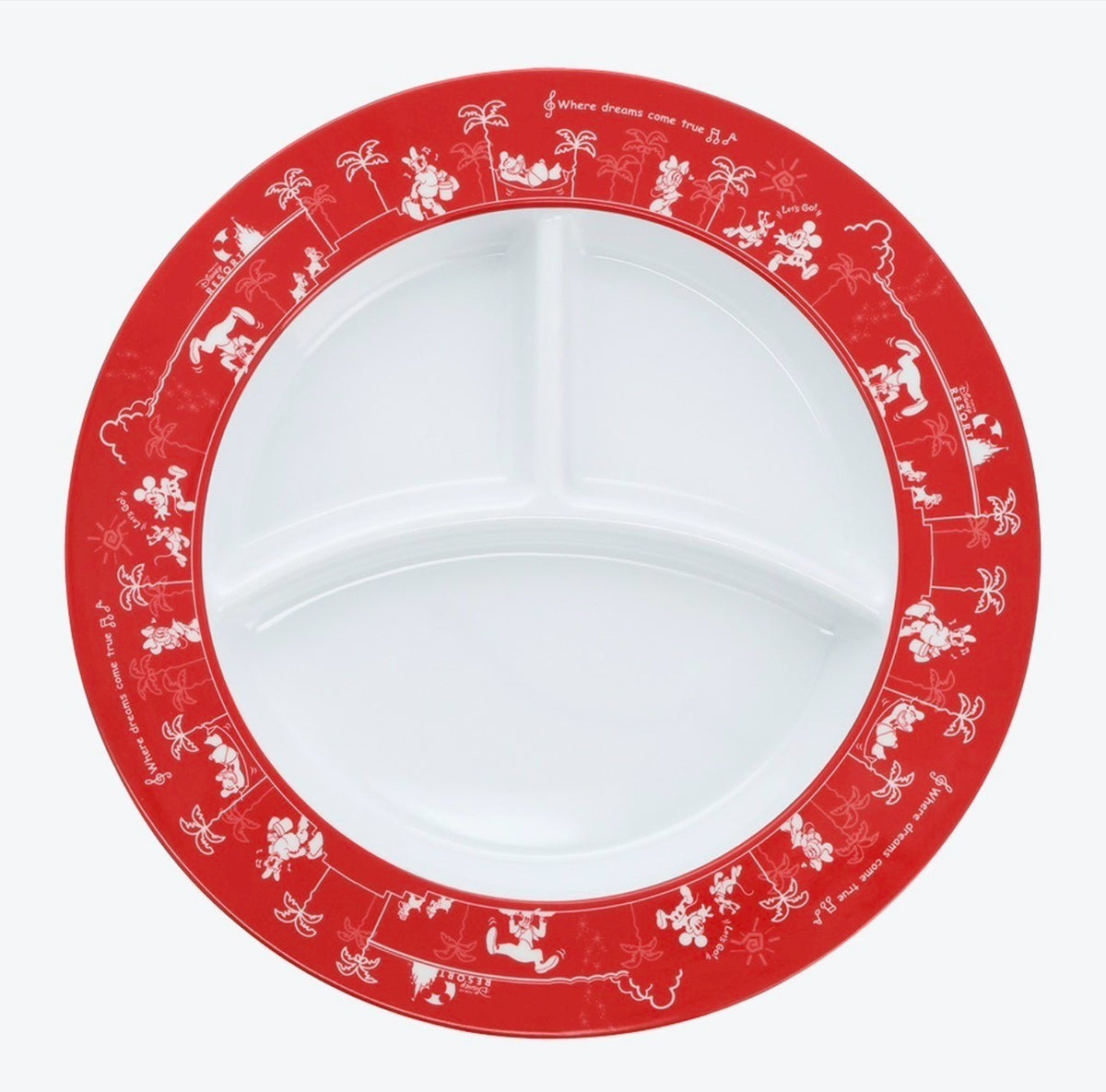 Japan Tokyo Disney Resort Mickey and Friends Plate Tableware One Plate Meal 2026