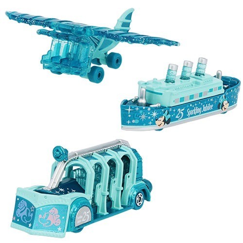 Japan Tokyo Disney Resort Sea 25th Sparkling Jubilee Vehicle Collection Tomica 