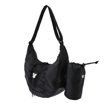 Japan Tokyo Disney Store Mickey Mouse Shoulder Bag with Bottle Cover Face Casual
