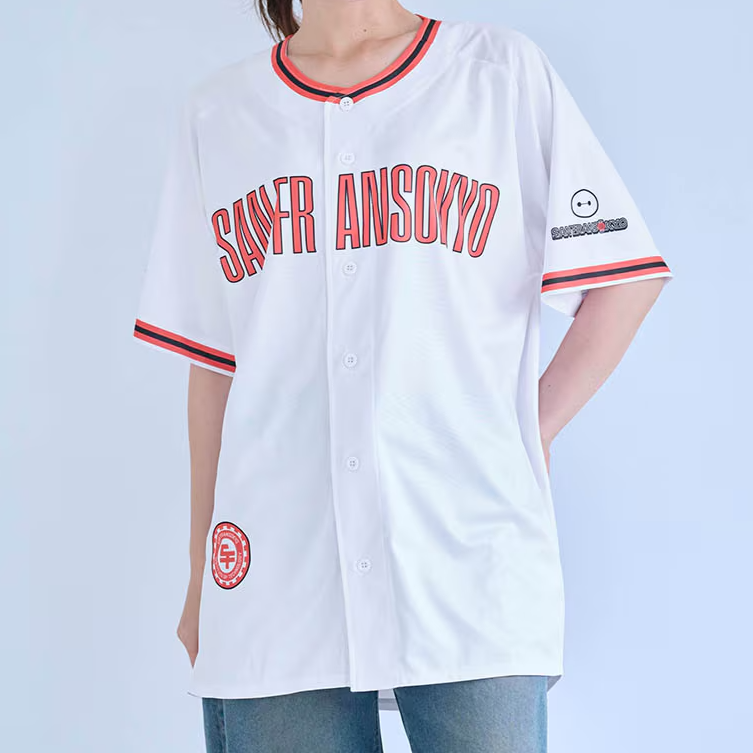 Japan Disney Fantasy Shop Bellemaison Baymax Baseball Shirt