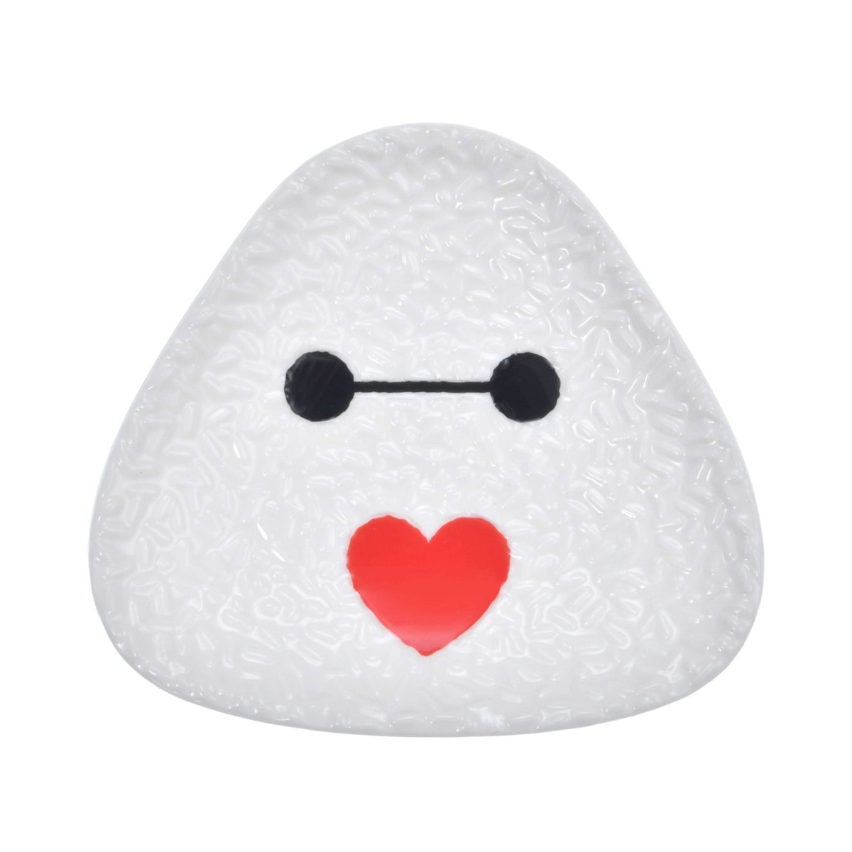 Japan Tokyo Disney Store Baymax Small plate Heart Rice ball