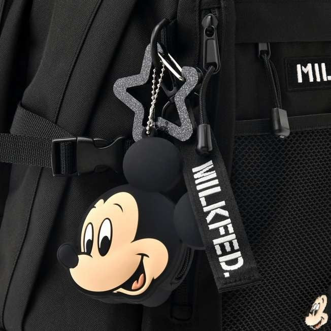 Japan Tokyo Disney Store Mickey MILKFED. Backpack 32L Charm Pouch Carabiner