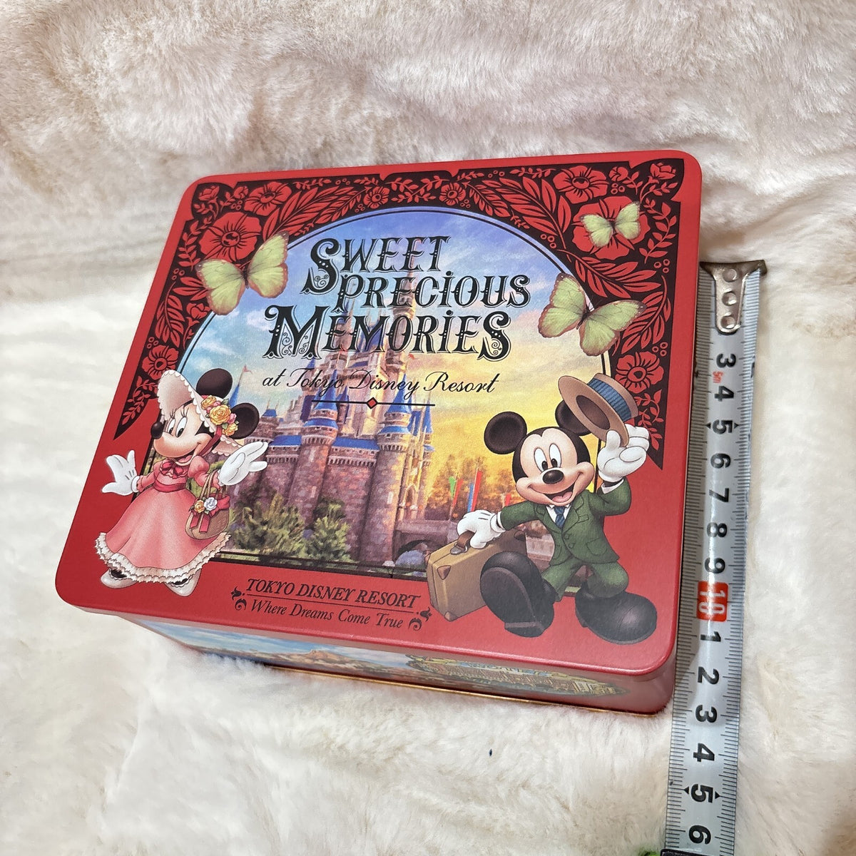Japan Tokyo Disney Resort Candy Can Mickey Minnie Cinderella Castle Land Sweet