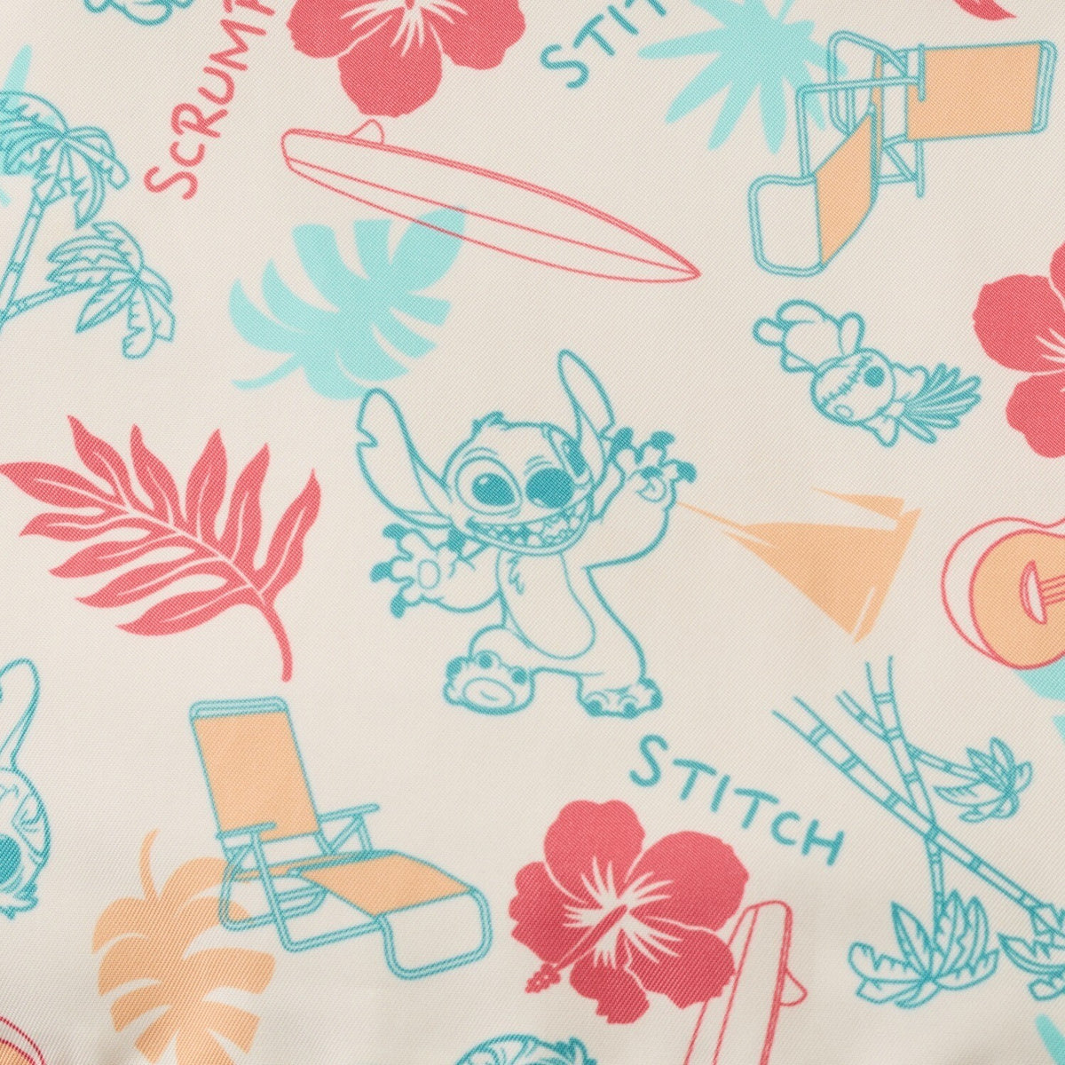 Japan Disney Fantasy Shop Bellemaison Stitch Denim Embroidery 2-way Bag