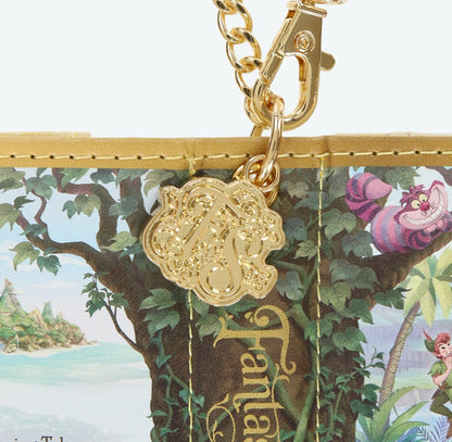 Japan Tokyo Disney Resort Fantasy Springs Pass Case Keychain Peter Pan Rapunzel