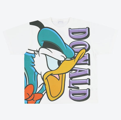 Japan Tokyo Disney Resort Donald Duck T-shirt Oversized Fit Unisex One Size 2026