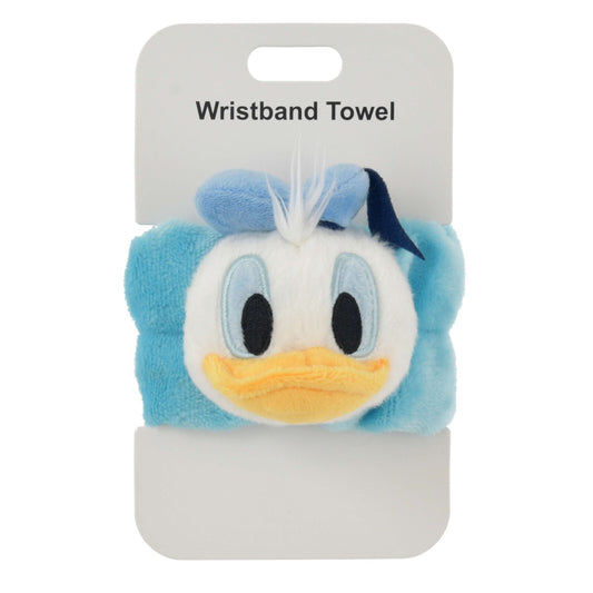 '+Japan Tokyo Disney Store Donald Duck Wristband Towel Face Wash Absorbent