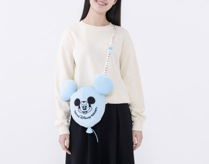 Japan Tokyo Disney Resort Mickey Balloon Shoulder Bag Pochette Pouch 2022 Blue