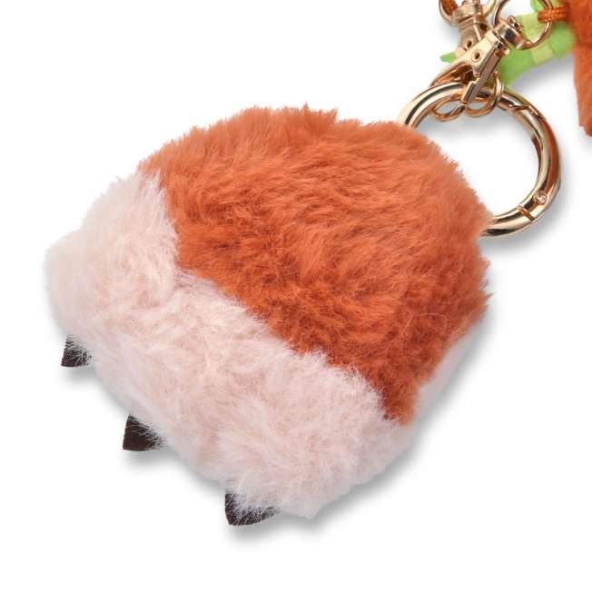 Japan Tokyo Disney Store Honest John Plush Toy Keychain Paw & Tail Pinocchio