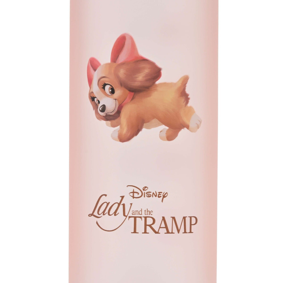 Japan Tokyo Disney Store Lady and the Tramp Frosted Water Bottle Drinkware
