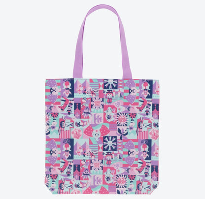 Japan Tokyo Disney Resort It's a small world Tote bag pouch limited