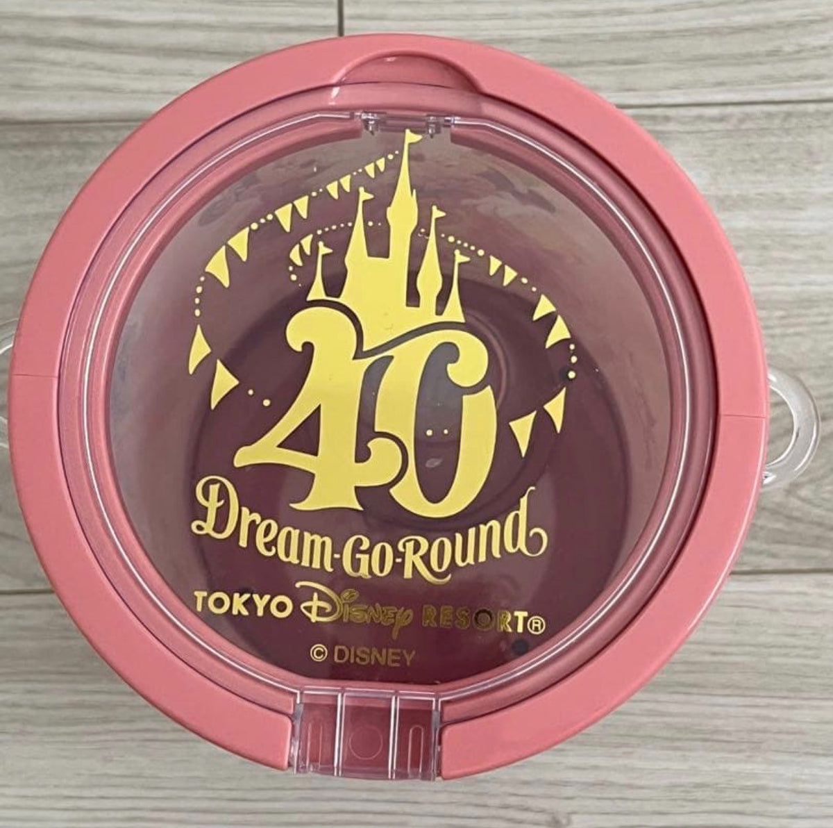 Japan Tokyo Disney Resort Popcorn Bucket 40th Anniversary Dream Go Round
