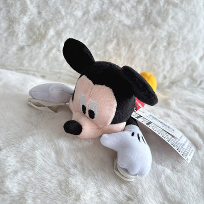 Japan Tokyo Disney Resort Mickey Sticky Plush Toy Shoulder clip Keychain