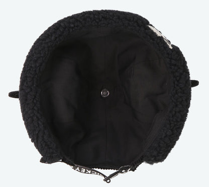 Japan Tokyo Disney Resort Ears Mickey limited Fluffy Winter Cap Hat Black 2025
