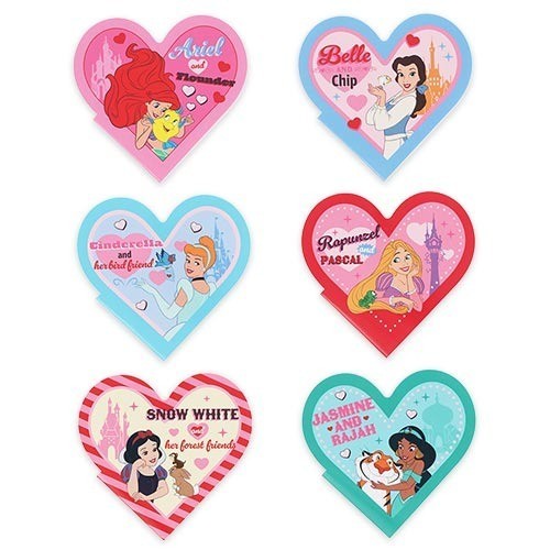 Japan Tokyo Disney Resort Princess Motif Memo set Heart