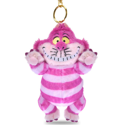 Japan Tokyo Disney Store Cheshire Cat Plush Toy Keychain Animal Touch Alice