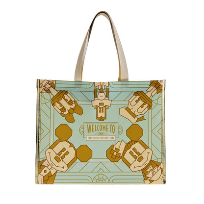 Japan Tokyo Disney Store Mickey Shopping Eco Bag Resort Store 1st Anniversary