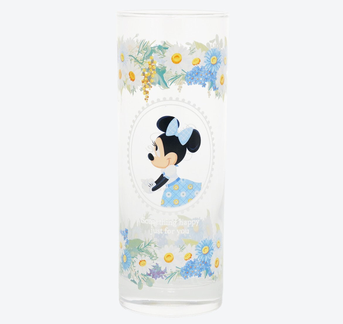 Japan Tokyo Disney Resort Store Mickey Minnie Blue Ever After cup glass