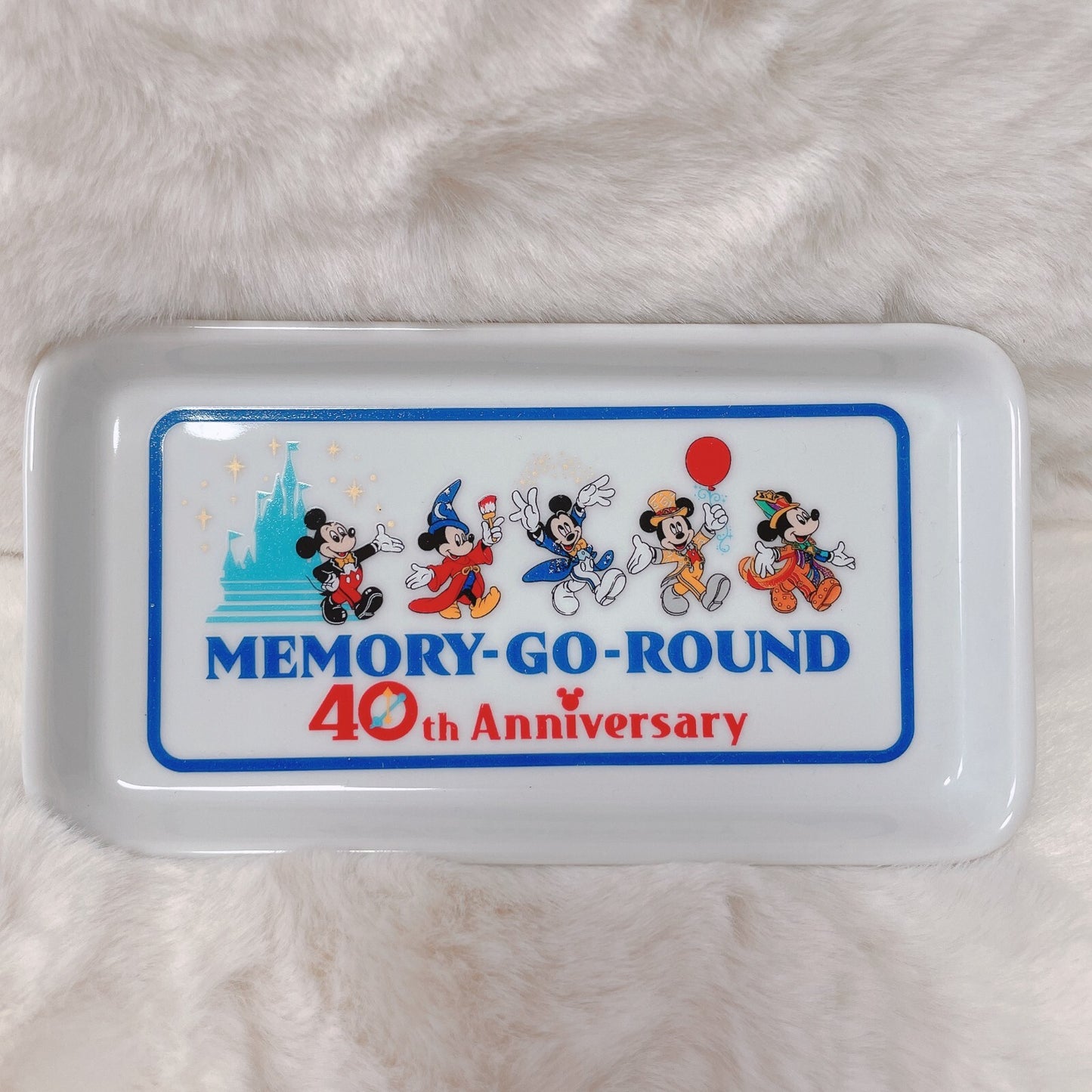 Japan Tokyo Disney Resort 40th Anniversary Retro Souvenir plate