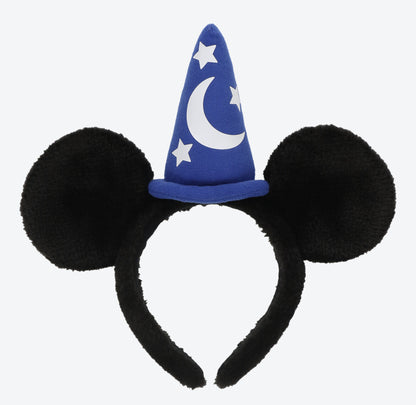 Japan Tokyo Disney Resort Ears Headband fluffy black red ribbon FANTASIA Mickey