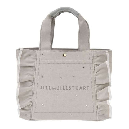 Japan Tokyo Disney Store Minnie JILL JILLSTUART Tote Bag Bag Charm Jeweled Frill