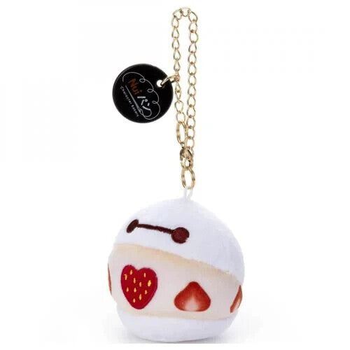 Japan Disney Takara Tommy Nui Pan Brett Plush Keychain Baymax Maritozzo Sweets