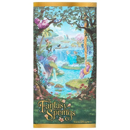 Japan Tokyo Disney Resort Wide Bath Towel Fantasy Springs