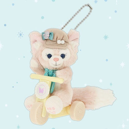 Japan Tokyo Disney Resort Duffy Beautiful Blue Plush Keychain Lina Bell