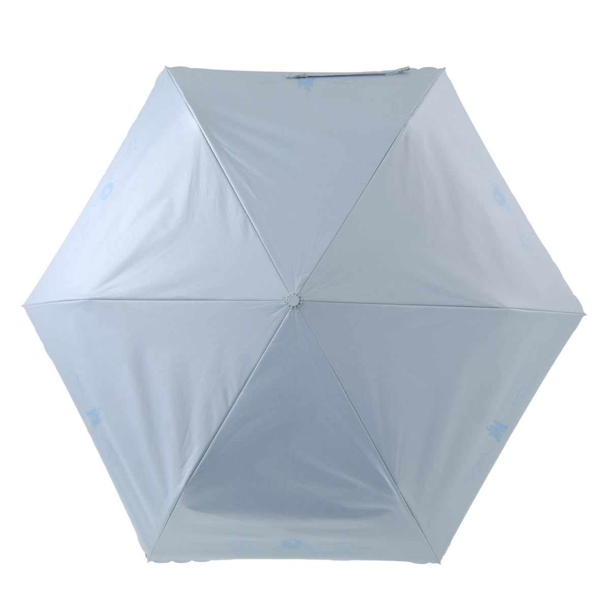 Japan Tokyo Disney Store Cinderella Folding Umbrella Sunny Rainy Carabiner SHINY