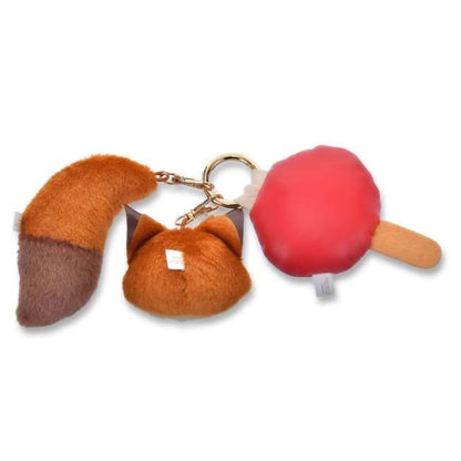 '+Japan Tokyo Disney Store Nick Wilde Plush Toy Keychain Paw & Tail Zootopia
