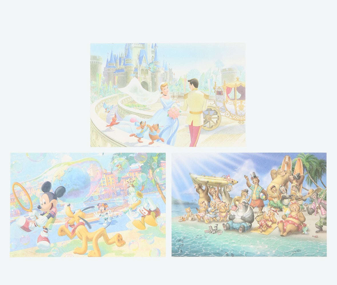 Japan Tokyo Disney Resort  Mickey Donald Goofy Chip & Dale Memo pad