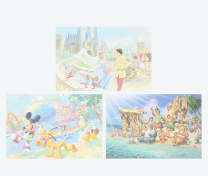 Japan Tokyo Disney Resort  Mickey Donald Goofy Chip & Dale Memo pad